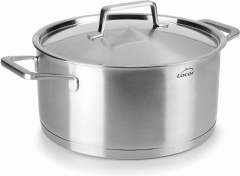 Lacor Βαθιά Ανοξείδωτη Κατσαρόλα 7.5lt / 28cm