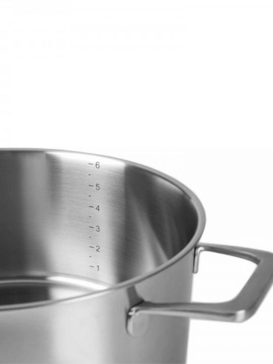 Lacor Foodie Βαθιά Ανοξείδωτη Κατσαρόλα 1.5lt / 16cm