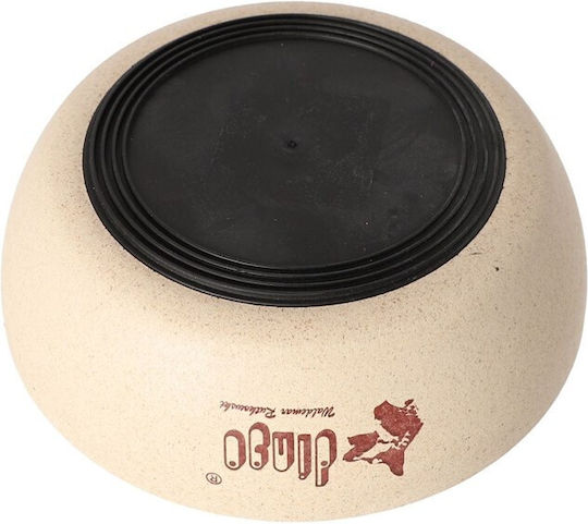 Dingo Kunststoff Schalen Futter für Hund & Katze 200ml 12.5cm in Beige Farbe