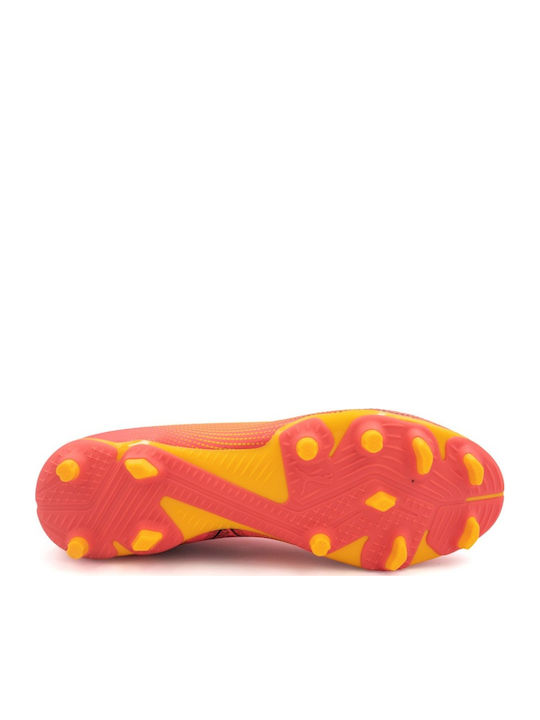 Future 7 Play FG/AG Kids Soccer Cleats And Shoes Molded Orange