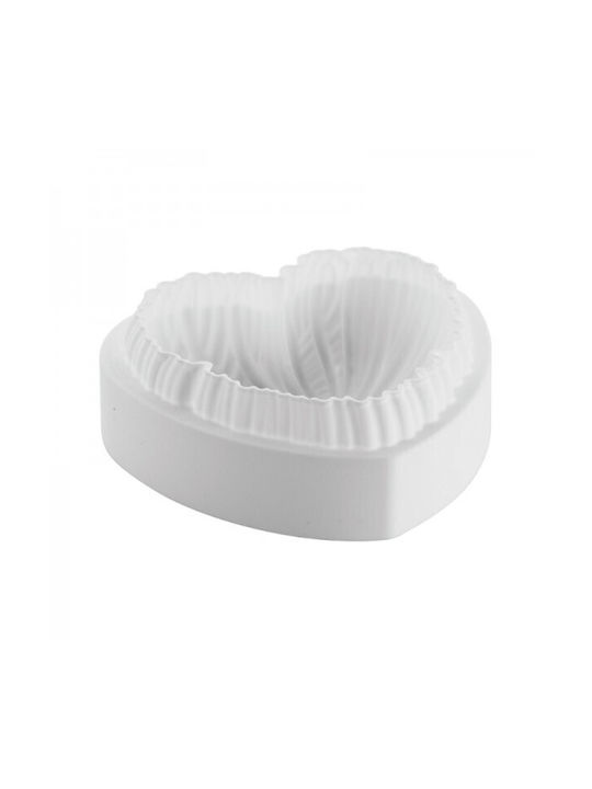 Silikomart Lovely Formă de Patiserie pentru Chec Inima din Silicon 18.2x17.3x6.8buc 1buc