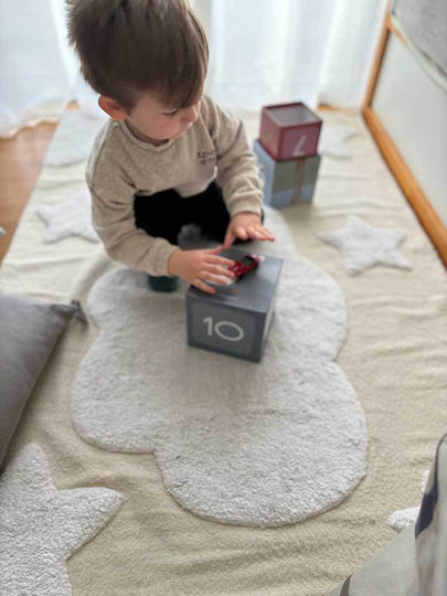 Baby Bliss Kids Cotton Rug Stars 100x140cm