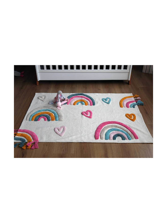 Baby Bliss Kids Cotton Rug 100x140cm