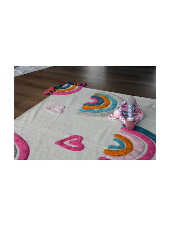 Baby Bliss Kids Cotton Rug 100x140cm