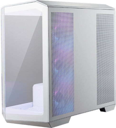 MSI MAG Pano M100R Gaming Micro Tower Κουτί Υπολογιστή με Πλαϊνό Παράθυρο Λευκό