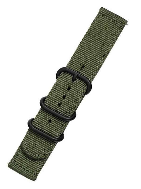 Edman Fabric curea Verde 20mm