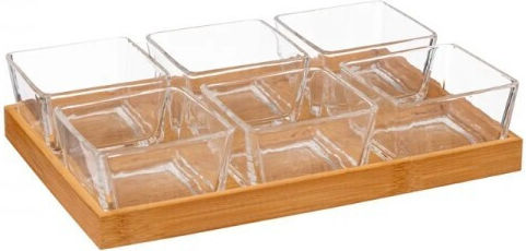 Secret de Gourmet Ξύλινη Ορντεβιέρα 6 Θέσεων Καφέ Ø28.5xY28.5cm Π28.5xΜ19.5xΥ28.5cm Secret de Gourmet Ξύλινη Ορντεβιέρα 6 Θέσεων Καφέ Ø28.5xY28.5cm Π28.5xΜ19.5xΥ28.5cm