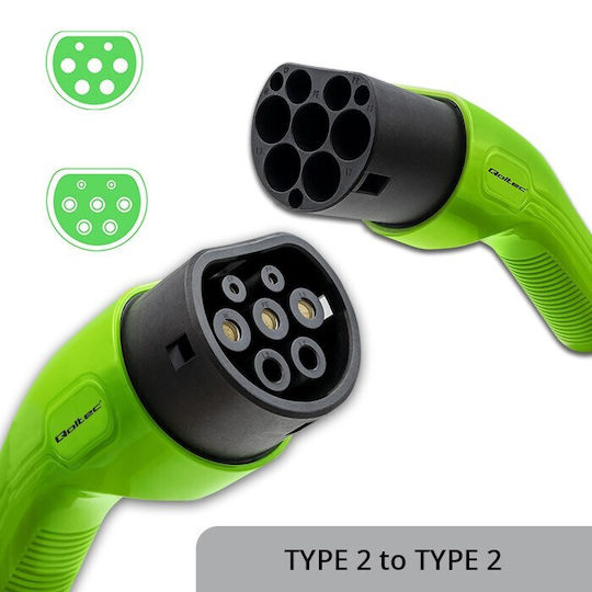 Qoltec Καλώδιο Φόρτισης 5m Type 2 - Type 1 52473
