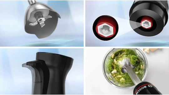 Bosch Serie 4 Ръчен Блендер с Аноскидостна Пръчка 1000W Черен