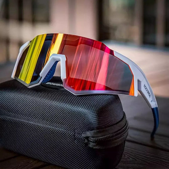 Rockbros Sp297 Polarizing Cycling Glasses - White