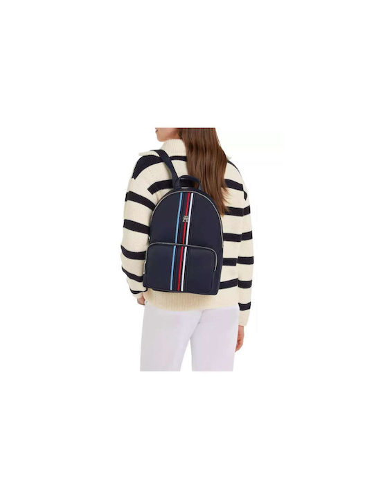 Tommy Hilfiger Women's Fabric Backpack Navy Blue 9.3lt