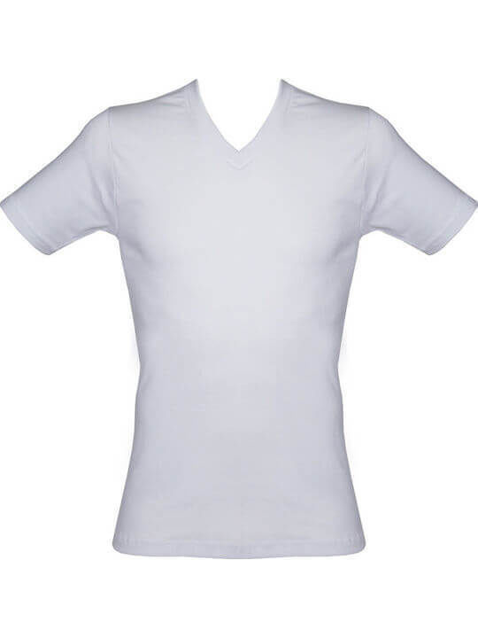 Underwears Tricouri de bărbați Cu mânecă scurtă White 1Pachet