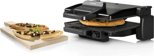 Bosch Sandwich Maker Grill cu Plăci Detasabile 2000W Neagră