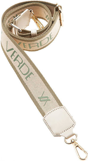 Verde Каишка за Плетена Чанта Бежов