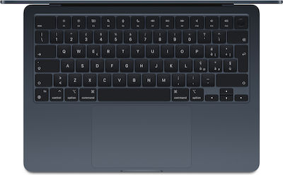 Apple MacBook Air 13" (2024) 13.6" Retina Display (M3-8-core/8GB/512GB SSD) La miezul nopții (Tastatură Engleză Internațională)