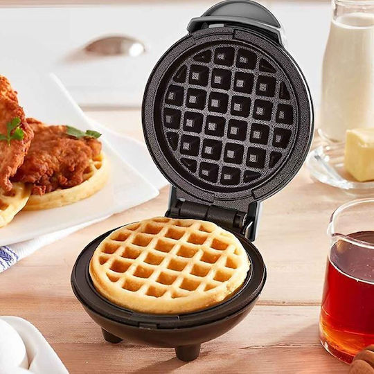Mini Βαφλιέρα για Στρογγυλές Βάφλες 450W