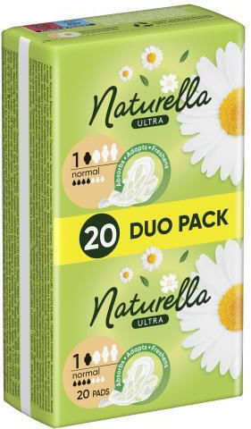 Naturella Ultra Normal Feminine Pads with Wings Normal 20 Pieces for Women