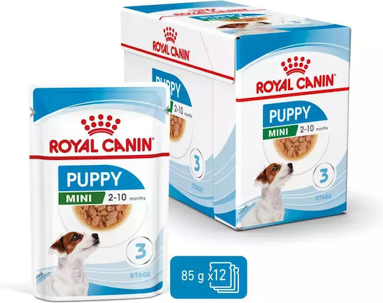 Royal Canin Puppy Wet Food for Puppies in Pouches with Meat 85gr