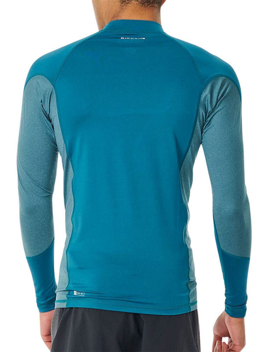 Rip Curl Langärmelig Sonnenschutzshirt Blau