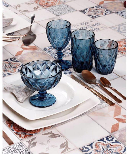 Cryspo Trio 'quadro Off Plate Shallow made of Porcelain White with Diameter 27cm 6pcs