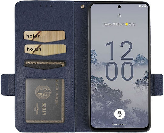 Портмоне Изкуствена кожа Тъмносин (Nokia X30 5G)