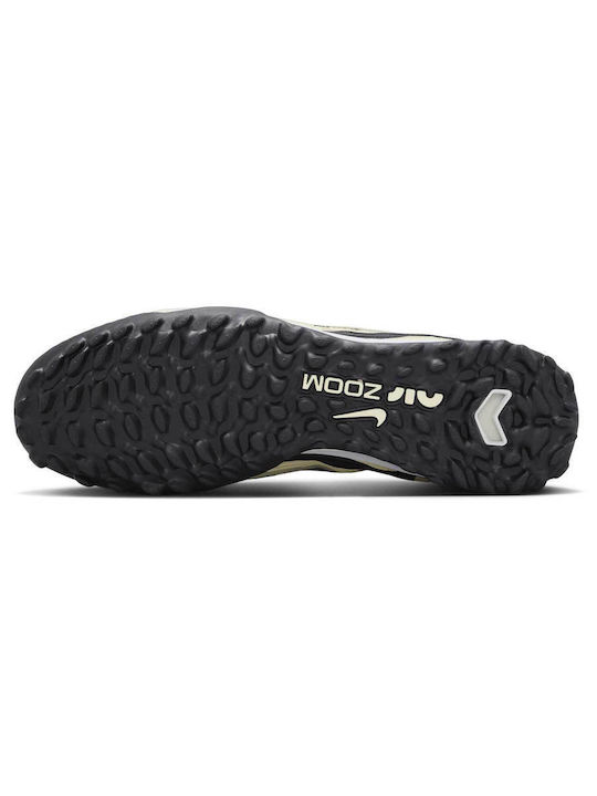 Nike Zoom Mercurial Vapor 15 Pro TF Χαμηλά Ποδοσφαιρικά Παπούτσια με Σχάρα Μπεζ
