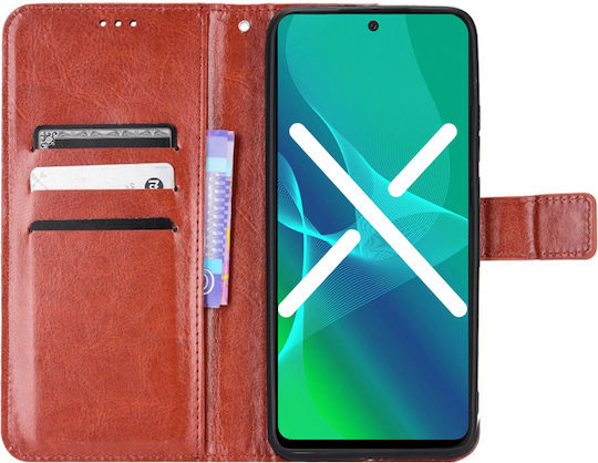 Erbord Wallet Δερματίνης / Πλαστικό / Σιλικόνης Καφέ (Realme GT Master)