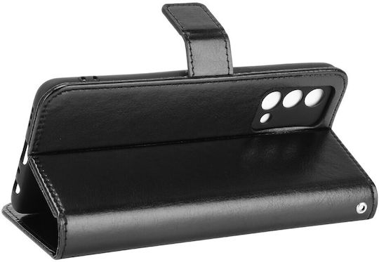 Erbord Wallet Δερματίνης / Πλαστικό / Σιλικόνης Μαύρο (Realme GT Master)