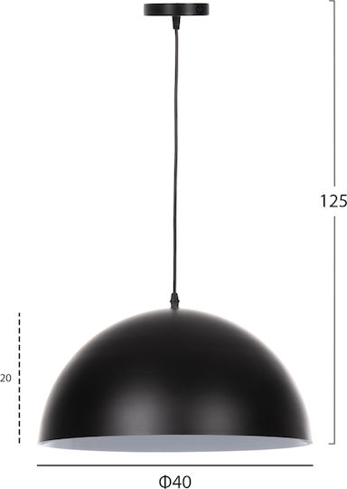 HomeMarkt Pendant Light Black 20x40x125cm HomeMarkt Pendant Light Black 20x40x125cm