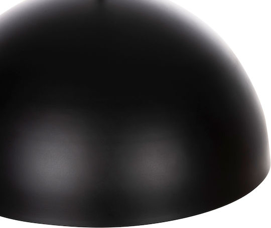 HomeMarkt Κρεμαστό Φωτιστικό Μαύρο Ράγα με Ντουί E27 20x40x125εκ.