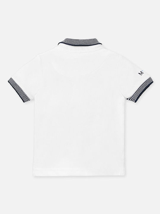 Mayoral Kids Polo Short Sleeve White