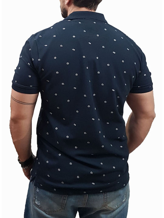 Rebase Polo T-shirt Navy - Μπλούζα Polo - Indigo