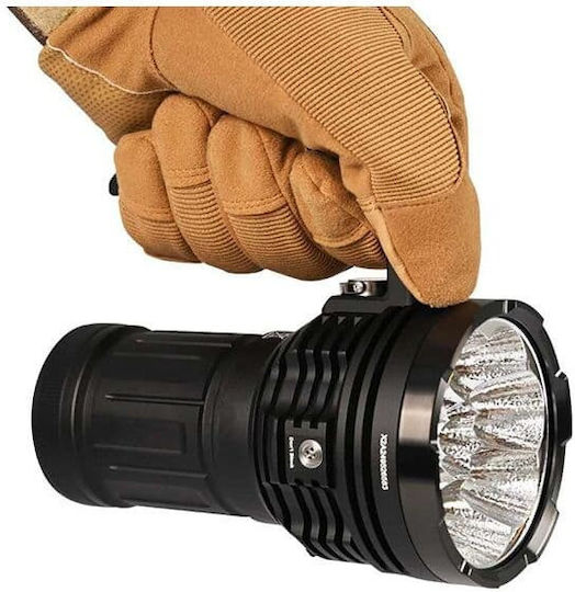 Acebeam Wiederaufladbar Taschenlampe LED mit maximaler Helligkeit 45000lm Schwarz