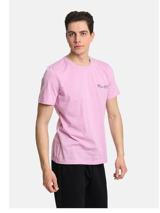 Paco & Co Herren T-Shirt Kurzarm Pink