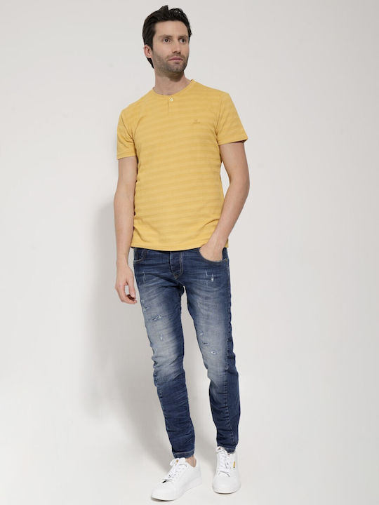 Tresor Men's Short Sleeve T-shirt Yellow