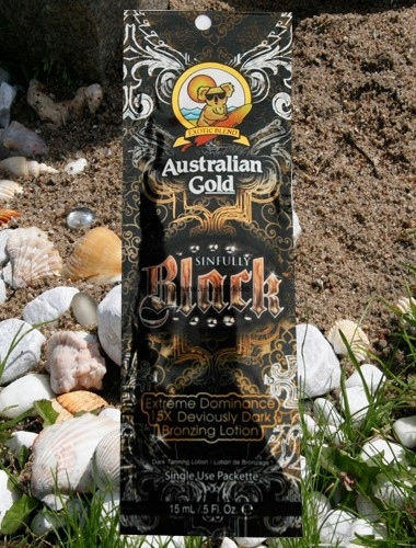 Sinfully Black Solarium Lotion Körper Dunkel 15ml