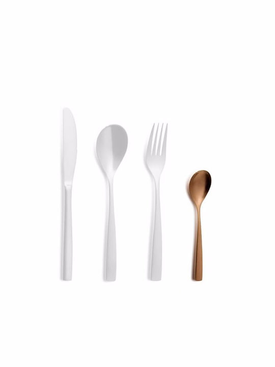 Max Home Set de Linguri Desert / Înghețată Inoxidabile Argintiu 6buc