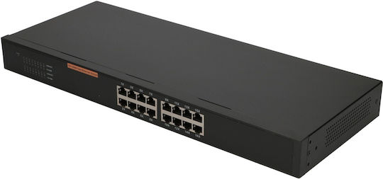 Extralink HEXON Unverwaltet L2 Switch mit 16 Ports Ethernet