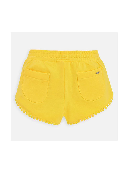 Mayoral Kids Shorts/Bermuda Fabric Yellow