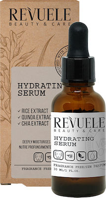 Revuele Moisturizing Face Serum Natural Line Hydrating Suitable for All Skin Types 30ml