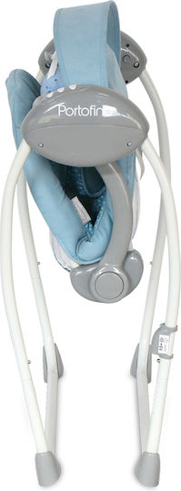 Lorelli Ηλεκτρικό Relax Μωρού Κούνια Portofino με Μουσική Cameo Blue για Παιδί έως 9kg
