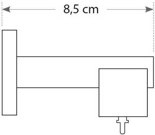 Anartisi One-Way Aluminum Curtain Track Black 300cm A298377_11821