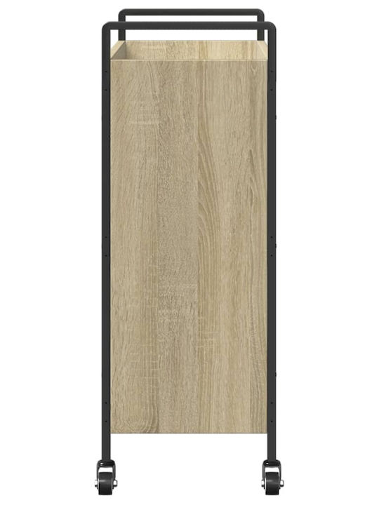 vidaXL Ραφιέρα Κουζίνας Ξύλινη 3 Θέσεων Καφέ 70x30x82cm