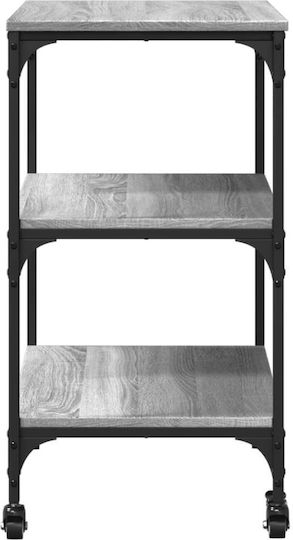 vidaXL Küchengestell Holz Gray 60x41x76cm