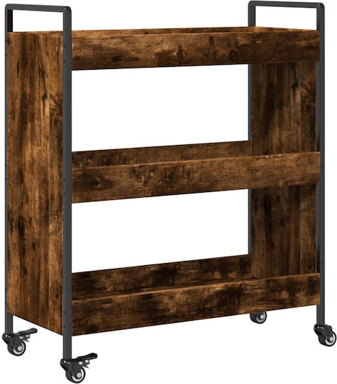 vidaXL Ραφιέρα Κουζίνας Ξύλινη 4 Θέσεων Καφέ 70x30x82cm