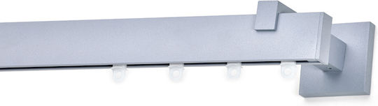 Anartisi Eagle Dublu Șină din Aluminiu în Culoare Gri 160εκ. A298709_16019 Anartisi Eagle Dublu Șină din Aluminiu în Culoare Gri 160εκ. A298709_16019