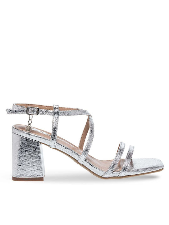 Xti Damen Sandalen in Silber Farbe