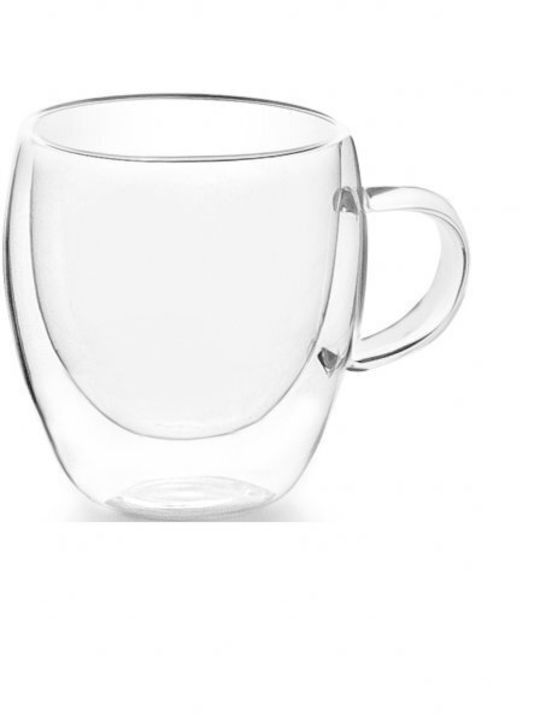 Ibili Cană Maro Sticlă Transparent 220ml