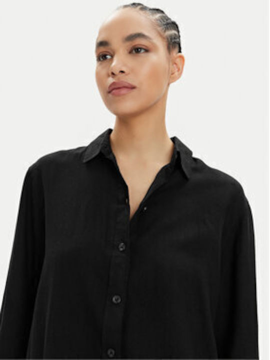 Linn Long Sleeve Women's Shirt Black