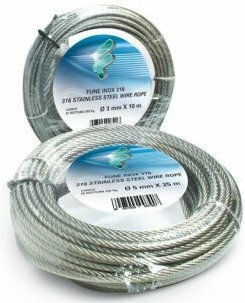 Filomat Cablu de sârmă Galvanizat 3mm 10932